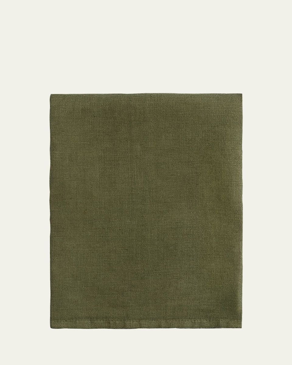 Linen Sateen Napkin S4 Green